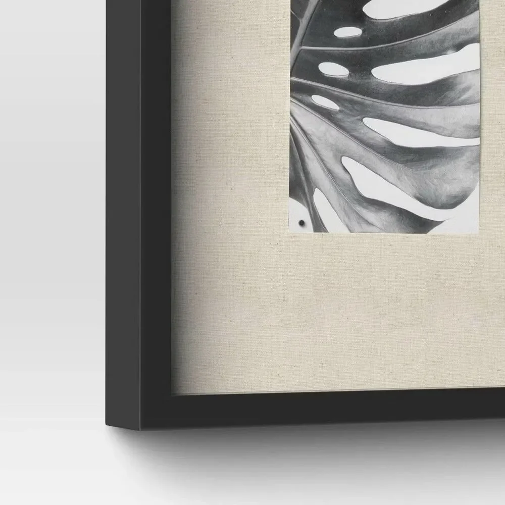 Threshold 11x14 Black Shadow Box Frame Wall Display MDF Case Decor